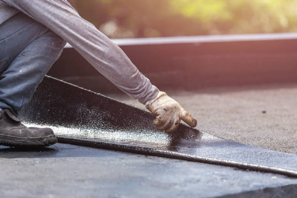 Professional Exterior Waterproofing technician working in Warren, MN